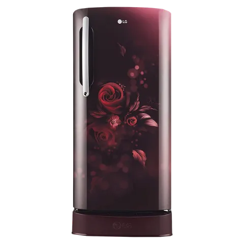 LG 201 Litres 5 Star Direct Cool Single Door Refrigerator (Model: GL-D211HSEZ, Scarlet Euphoria)