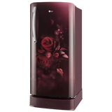 LG 201 Litres 5 Star Direct Cool Single Door Refrigerator (Model: GL-D211HSEZ, Scarlet Euphoria)