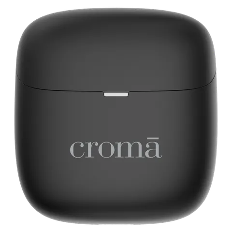 Croma TWS Earbuds (Fast Charging, Black and Grey)