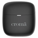 Croma TWS Earbuds (Fast Charging, Black and Grey)