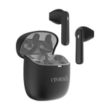 Croma TWS Earbuds (Fast Charging, Black and Grey)