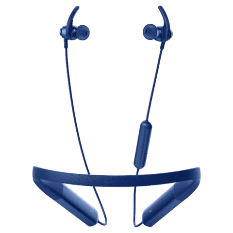 Croma Neckband with Environmental Noise Cancellation (IPX4 Water Resistant, Dual Device Pairing, Blue)