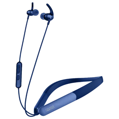 Croma Neckband with Environmental Noise Cancellation (IPX4 Water Resistant, Dual Device Pairing, Blue)