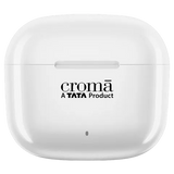 Croma IN 101 TWS Earbuds with Passive Noise Cancellation (IPX4 Water Resistant, 28 Hours Playback White)