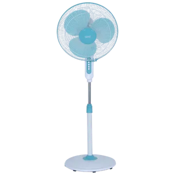 Croma 400mm 3 Blade Silent Operation Pedestal Fan (Powerful & Durable, Blue)