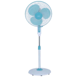 Croma 400mm 3 Blade Silent Operation Pedestal Fan (Powerful & Durable, Blue)