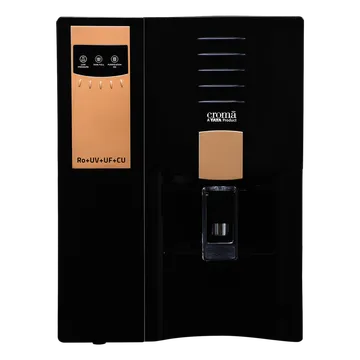 Croma 7.5L RO + UV + UF Water Purifier with Advanced Copper Technology (Black)