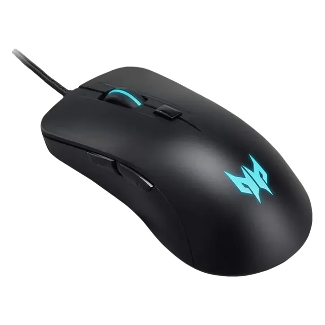 acer Predator Cestus 310 Wired Optical Mouse with 4 Preset Color Settings (4200 DPI, 10 Million Clicks, Black)