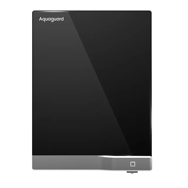 Aquaguard Slim Glass 3L UV Water Purifier with Active Copper Zinc Booster Technology (Black & Silver)