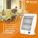 BAJAJ RHX-2 800W Halogen Room Heater with Noiseless Operation (Neat Clean Operation