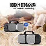 Croma 30W Portable Bluetooth Speaker (IPX4 Water Resistant, 20 Hours Playtime, )