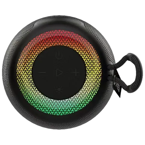 Croma 5W Portable Bluetooth Speaker (RGB Light, Black)