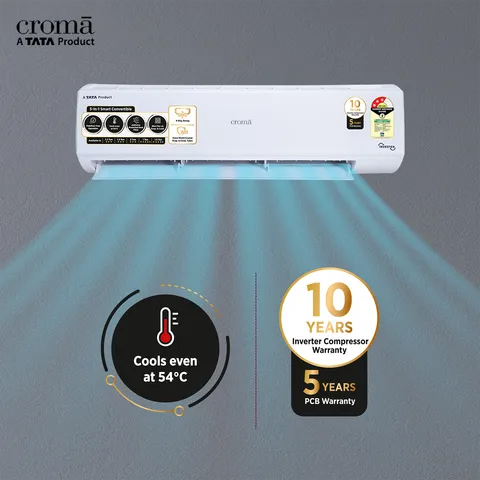 Croma 1.2 Ton 3 Star Inverter Split AC (Model: CRLA014IND170267)