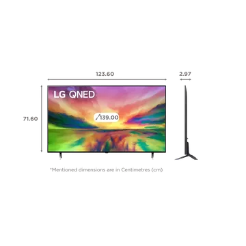 LG QNED83 139 cm (55 inch) QNED 4K Ultra HD WebOS TV with AI Picture Pro (2024 model)