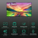 LG QNED83 139 cm (55 inch) QNED 4K Ultra HD WebOS TV with AI Picture Pro (2024 model)