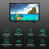 Croma 60 cm (24 inch) HD Ready LED TV with A Plus Grade Panel