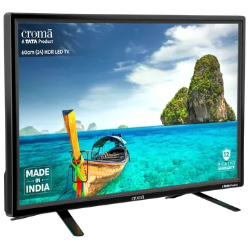 Croma 60 cm (24 inch) HD Ready LED TV with A Plus Grade Panel