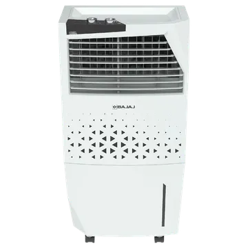 BAJAJ Shield Skive Nios 36 Litres Tower Air Cooler with DuraMarine PRO Pump (Anti Bacterial Hexacool Master, White)