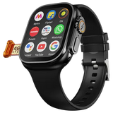 FIRE-BOLTT Oracle Wi-Fi+4G SIM Android OS Wristphone (49mm Display, In Built GPS, Eclipse Flex Strap)