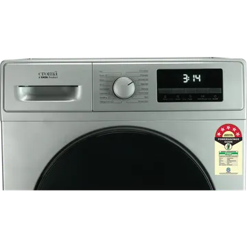 Croma 7 kg 5 Star Fully Automatic Front Load Washing Machine (CRLW070FLF316251, Silver Grey)