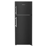 Liebherr Pure 245 Litres 2 Star Frost Free Double Door Refrigerator with Central Power Cooling (TCLbsB 2411, Black Steel)