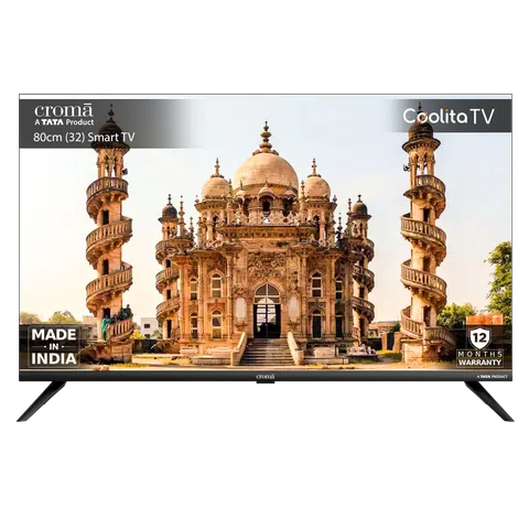 Croma 80 cm (32 inch) HD Ready TV with A plus Grade Panel