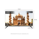 Croma 80 cm (32 inch) HD Ready TV with A plus Grade Panel