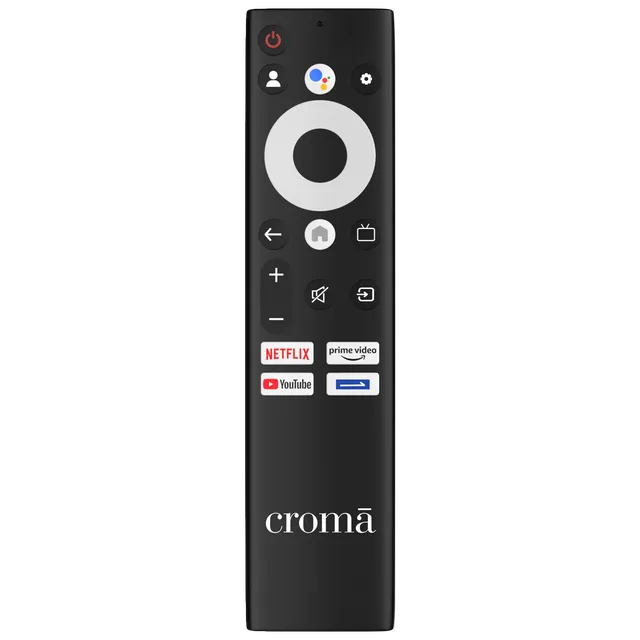 Croma 140 cm (55 inch) QLED 4K Ultra HD Google TV with Dolby Audio