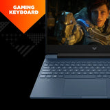 HP Victus 15-FA1310TX Intel Core i5 12th Gen Gaming Laptop (8GB, 512GB SSD, Windows 11, 4GB Graphics, 15.6 inch 144 Hz Full HD Display, NVIDIA GeForce RTX 2050, Performance Blue, 2.37 KG)