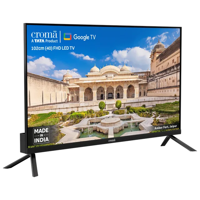 Croma 102 cm (40 inch) Full HD LED Smart Google TV with Dolby Audio