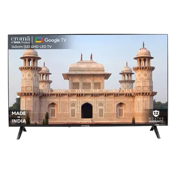 Croma 140 cm (55 inch) 4K Ultra HD LED Google TV with Dolby Audio