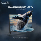 Croma 80 cm (32 inch) HD Ready Google TV with Dolby Audio