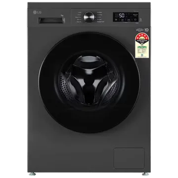 LG 7 kg 5 Star Wi-Fi Inverter Fully Automatic Front Load Washing Machine (FHB1207Z4M, Auto Restart, Middle Black)