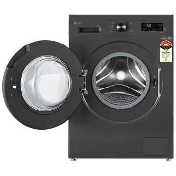 LG 7 kg 5 Star Wi-Fi Inverter Fully Automatic Front Load Washing Machine (FHB1207Z4M, Auto Restart, Middle Black)