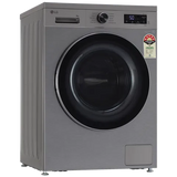 LG 8 kg Fully Automatic Front Load Washing Machine (FHB1208Z4P.APSQEIL, Platinum Silver)