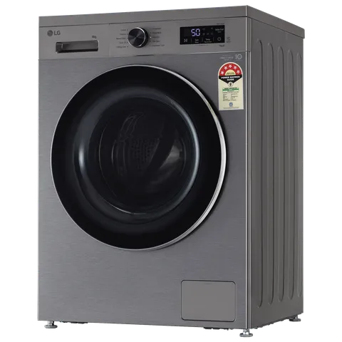 LG 8 kg Fully Automatic Front Load Washing Machine (FHB1208Z4P.APSQEIL, Platinum Silver)