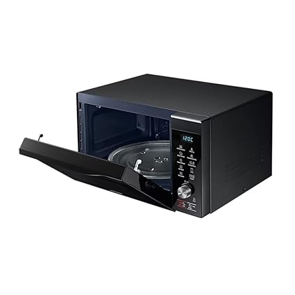 SAMSUNG 32L Convection Microwave Oven with SLIM FRY Technology (MC32A7056CK/TL, Black)