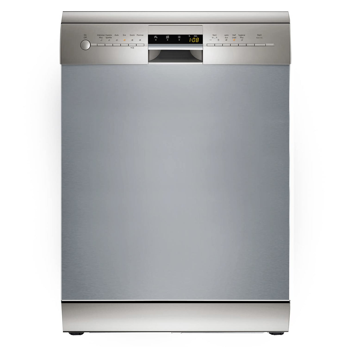 Siemens 13 Place Settings Free Standing Dishwasher (Model: SN256I01GI, Silver)