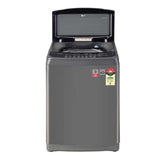 LG 8 Kg 5 Star Inverter TurboDrum Fully Automatic Top Loading Washing Machine (T80AJMB1Z, Jet Spray+, Smart Closing Door, Middle Black)