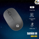 Safari III Wireless Mouse Black (LWM-003)