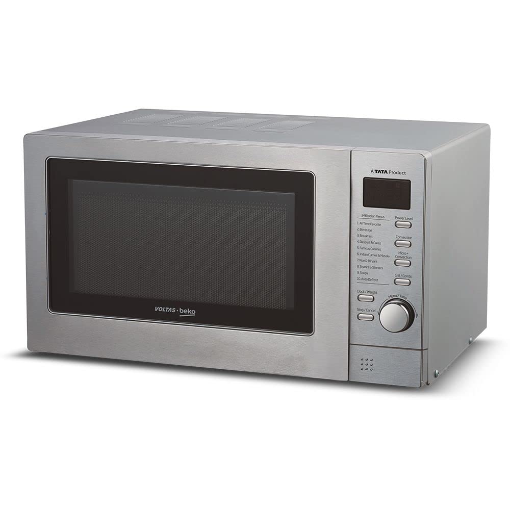 Voltas Beko 20 Litres Convection Microwave Oven (Digital Timer, MC20SD, Silver)