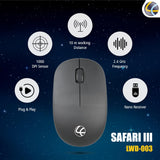 Safari III Wireless Mouse Black (LWM-003)