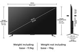 TCL 139 cm (55 inches) 4KUltra HD Smart QLED Google TV 55C645 (Black)