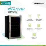 Croma 66 Litres Wine Cooler (Model: CRAR2017)