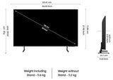 Samsung 138 cm (55 inches) 4K Ultra HD Smart LED TV UA55DU7660KLXL (Black)