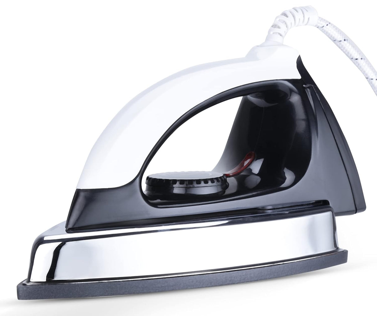 Croma 1000 W Dry Iron with Weilburger Dual Soleplate Coating (CRSHAH701SIRHW, Black)