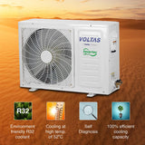 Voltas 1.5 Ton 3 Star, Inverter Split AC(Copper, 4-in-1 Adjustable Mode, Anti-dust Filter, 2023 Model, 183V Vectra Prime, White)