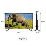 CROMA 124 cm (49 Inches) 4K Ultra HD Smart LED TV EL7346 (Black)