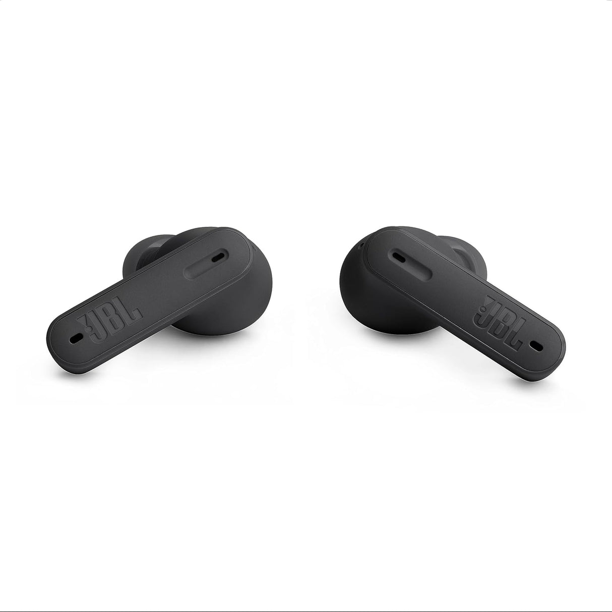 JBL Tune Beam In Ear Wireless TWS Earbuds with Mic, ANC Earbuds, Customized Extra Bass with Headphones App, 48 Hrs Battery, Quick Charge, 4-Mics, IP54, Ambient Aware & Talk-Thru, Bluetooth 5.3 (Black)