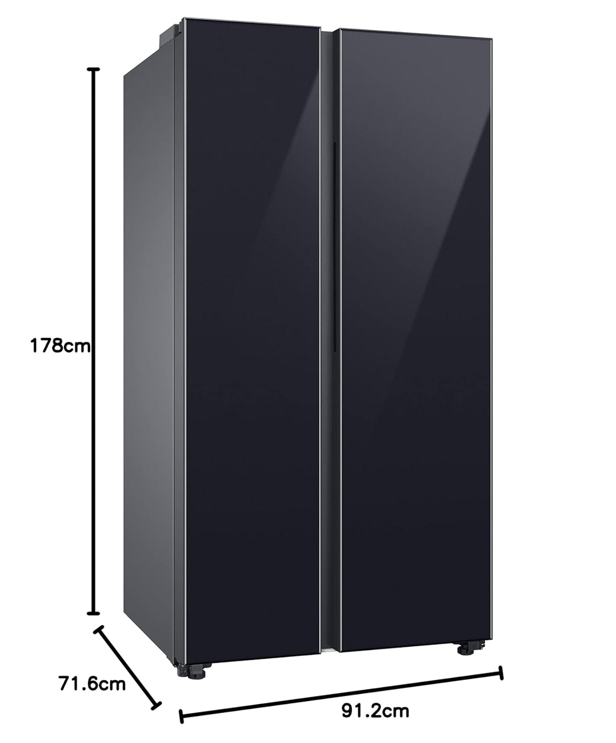 SAMSUNG SBS 653L RS76CB811333HL CHBLK 3S